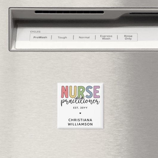 Custom Nurse Practitioner NP Nurse Abschluss Magnet (In Situ (Geschirrspüler))