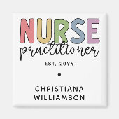 Custom Nurse Practitioner NP Nurse Abschluss Magnet (Vorne)