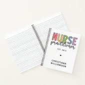 Custom Nurse Practitioner NP Nurse Abschluss Notizblock (Innenseite)