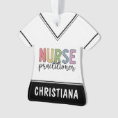 Custom Nurse Practitioner NP Nurse Abschluss Ornament (Vorderseite)