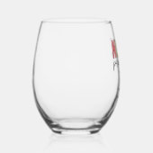 Custom Nurse Practitioner NP Nurse Abschluss Weinglas Ohne Stiel (Rechts)