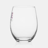 Custom Nurse Practitioner NP Nurse Abschluss Weinglas Ohne Stiel (Links)