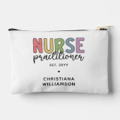 Custom Nurse Practitioner NP Nurse Abschluss Zubehörtasche (Rückseite)