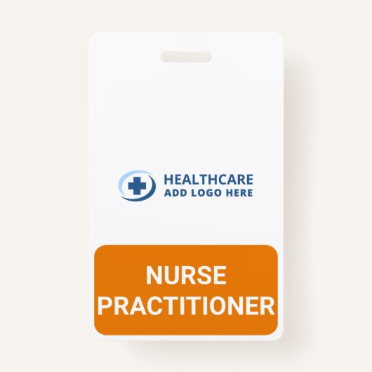 Custom Nurse Practitioner NP Recognition Companion Ausweis (Vorderseite)