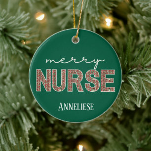 Custom Nurse Ragdoll Cat Christmas Niedliche Keram Keramik Ornament