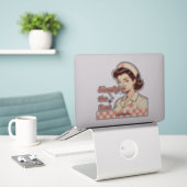 Custom Nurse Simply the Best Aufkleber (Laptop auf Schreibtisch)