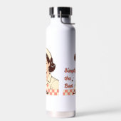Custom Nurse Simply the Best Trinkflasche (Links)