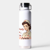 Custom Nurse Simply the Best Trinkflasche (Rückseite)