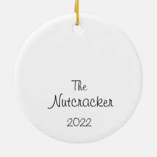 Custom Nutcracker Blume/Arabian Coffee/Snow Keramik Ornament