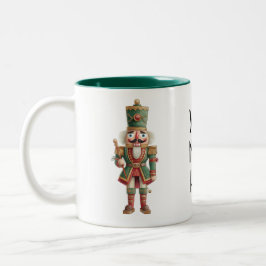 Custom Nutcracker Christmas Zweifarbige Tasse