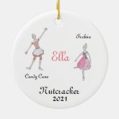 Custom Nutcracker Keepake Ornament für Kristy L. (Hinten)