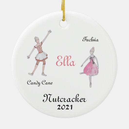 Custom Nutcracker Keepake Ornament für Kristy L. (Hinten)