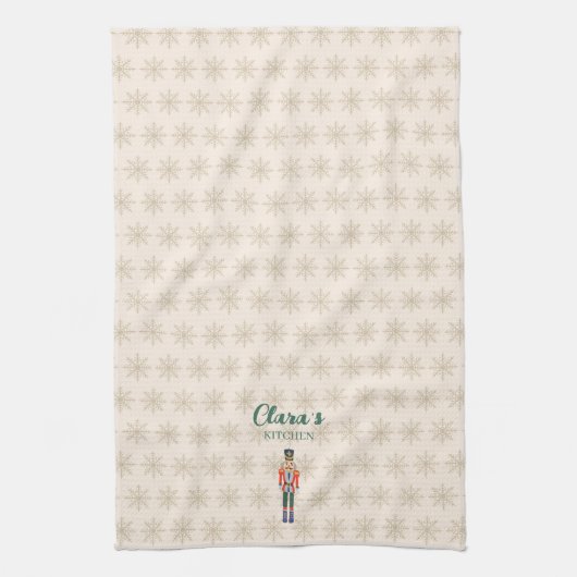 Custom Nutcracker Name Illustration Kitchen Towels Geschirrtuch (Vertikal)