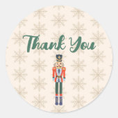 Custom Nutcracker Name Illustration  Runder Aufkleber (Vorderseite)