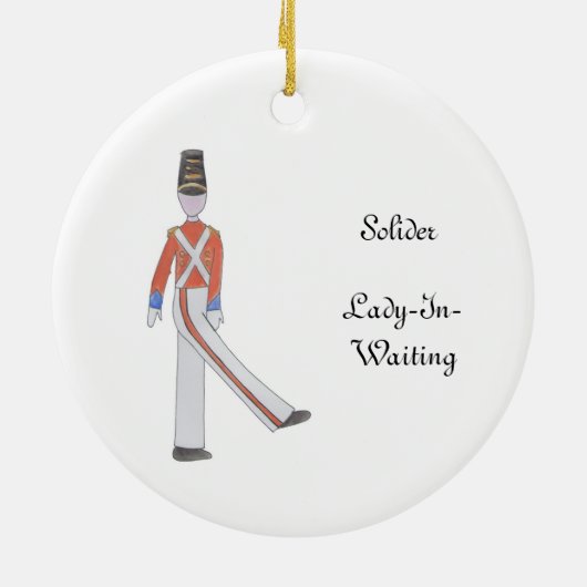 Custom Nutcracker Ornament (Hinten)