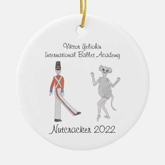 Custom Nutcracker Ornament for Heidi J (Vorne)