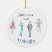 Custom Nutcracker Ornament for Heidi J (Hinten)