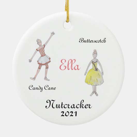 Custom Nutcracker Ornament for Kristy L. (2021) (Hinten)
