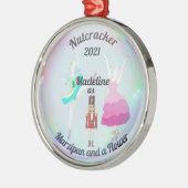 Custom Nutcracker Ornament - Marzipan und Blume Aus Metall (Links)