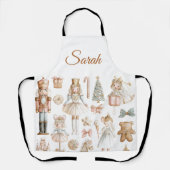 Custom Nutcracker & Sugar Plum Fairy Apron Schürze (Vorderseite)