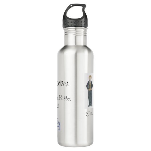 Custom Nutcracker Water Flasche für Alyssa G. Edelstahlflasche (Vorderseite)