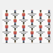 Custom Nutcracker Weihnachtsblatt Geschenkpapier Set (Vorderseite 3)