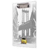 Custom Nyc Yellow Taxi New York City Brooklyn Klemmbrett (Links)
