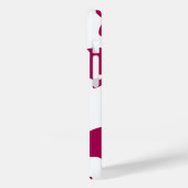 Custom Oaster Bunny Rabbit Silhouette Monogram iPC Case-Mate iPhone Hülle (Rückseite / Links)