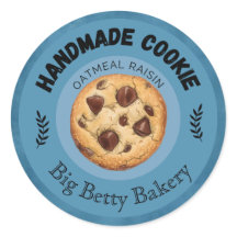 Custom Oatmehl Raisin Cookie Labels | Personalisie