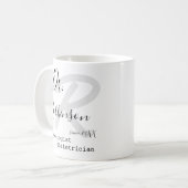 Custom Obgyn Obstetrician Gynecologin Monogram Kaffeetasse (Vorderseite Links)
