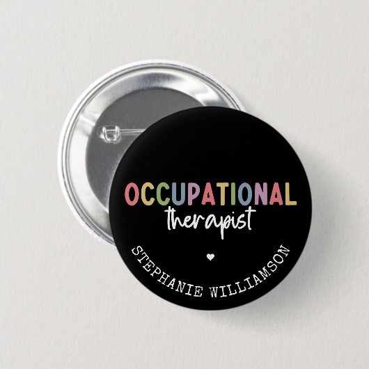 Custom Occupational Therapist OT Geschenke Button (Vorne & Hinten)