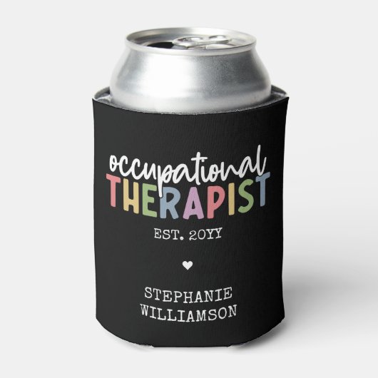 Custom Occupational Therapist OT Geschenke Dosenkühler (Kanne Vorderseite)