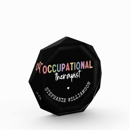 Custom Occupational Therapist OT Geschenke Fotoblock (Links)