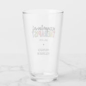 Custom Occupational Therapist OT Geschenke Glas (Rückseite)