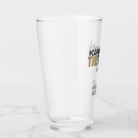 Custom Occupational Therapist OT Geschenke Glas (Rechts)