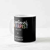 Custom Occupational Therapist OT Geschenke Kaffeetasse (Vorderseite Links)