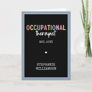 Custom Occupational Therapist OT Geschenke Karte