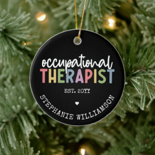 Custom Occupational Therapist OT Geschenke Keramik Ornament