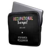 Custom Occupational Therapist OT Geschenke Laptopschutzhülle (Vorderseite Links)