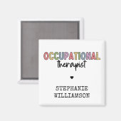 Custom Occupational Therapist OT Geschenke Magnet (Vorderseite/Rückseite)