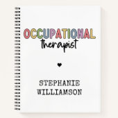Custom Occupational Therapist OT Geschenke Notizblock (Vorderseite)
