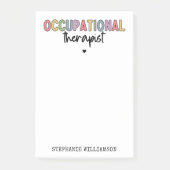 Custom Occupational Therapist OT Geschenke Post-it Klebezettel (Vorderseite)