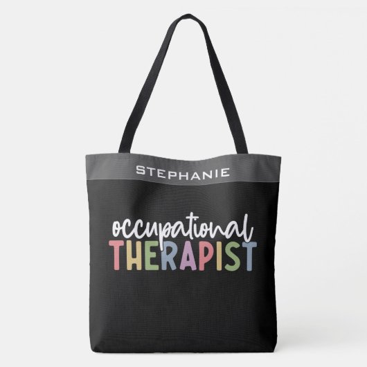 Custom Occupational Therapist OT Geschenke Tasche (Rückseite)