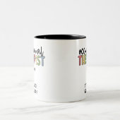 Custom Occupational Therapist OT Geschenke Zweifarbige Tasse (Mittel)