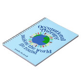 Custom Occupational Therapist World Niedlich Blue Notizblock (Linke Seite)