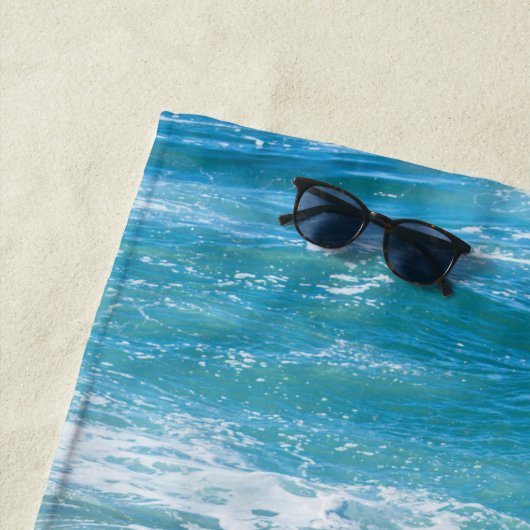 Custom Ocean Wave Beach Handtuch (Beispiel)