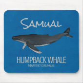 Custom Ocean Whale Personalisiert Mousepad (Vorne)