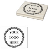Custom Office Branding Large Rubber Logo Stamp Gummistempel (Stempel)