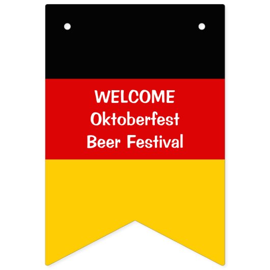 Custom OKTOBERFEST German Biere Wimpelkette (Zweite Fahne)