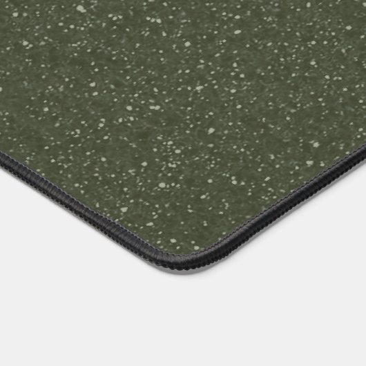 Custom Olive Green Desk Mat - Sleek & Modern Schreibtischunterlage (Ecke)